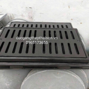 Song chắn rác composite gồm khung kt 960x530mm tải 25 tấn