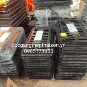 Song chắn rác gang gồm khung kt 960x530mm